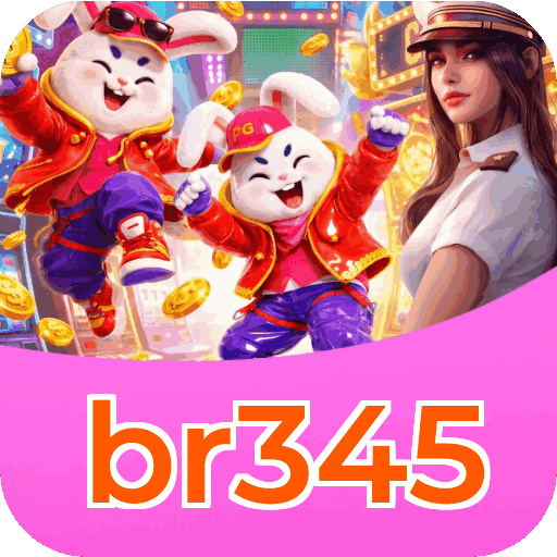 Interface do aplicativo br345 mostrando jogos disponíveis no iOS e Android